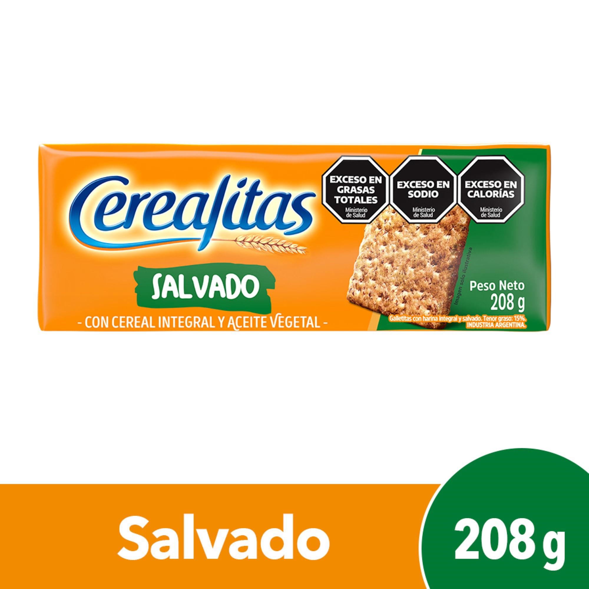 GALLETITAS SALVADO CEREALITAS x 208g