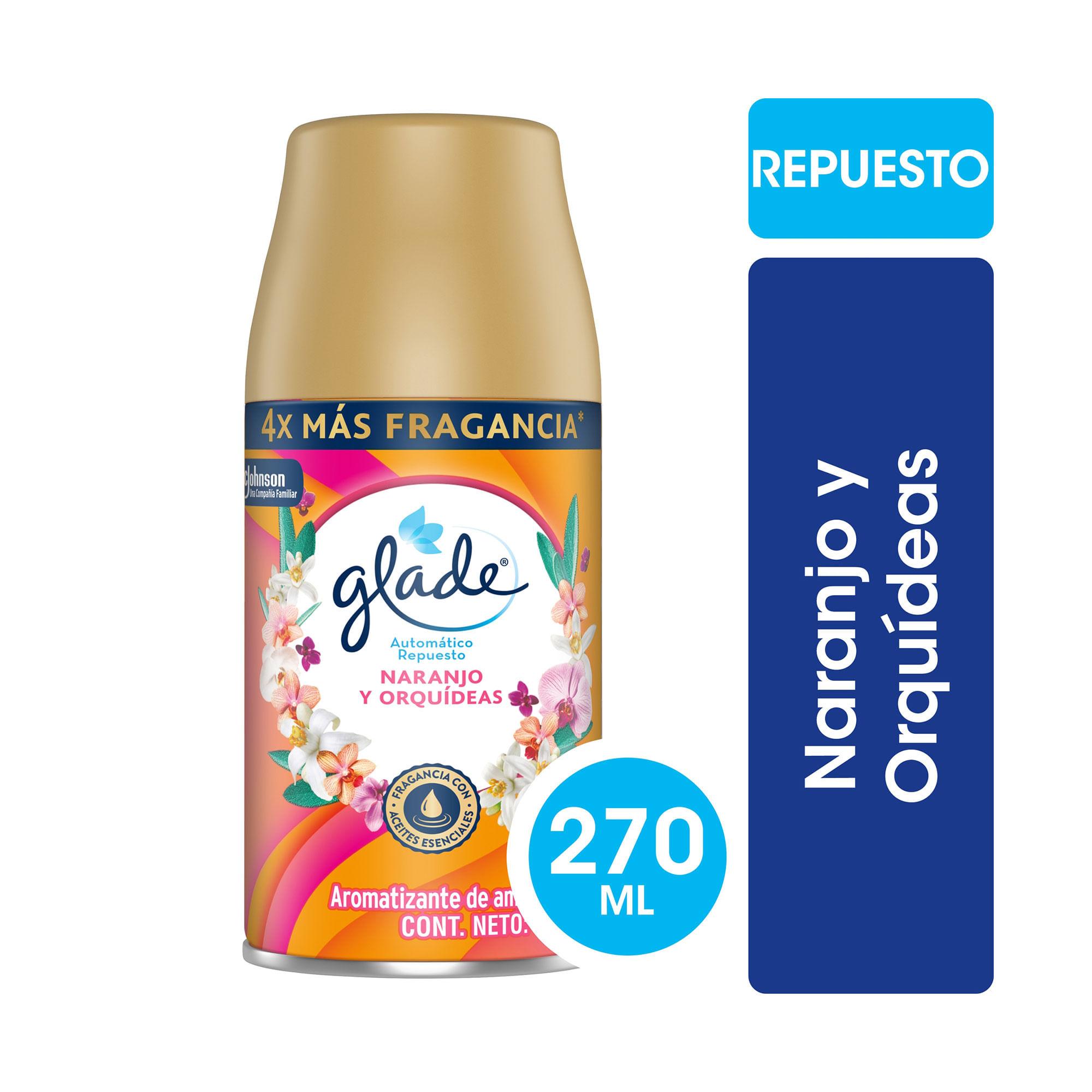 GLADE AROMAT AUTOM NARANJO Y ORQUIDEAS 270cm
