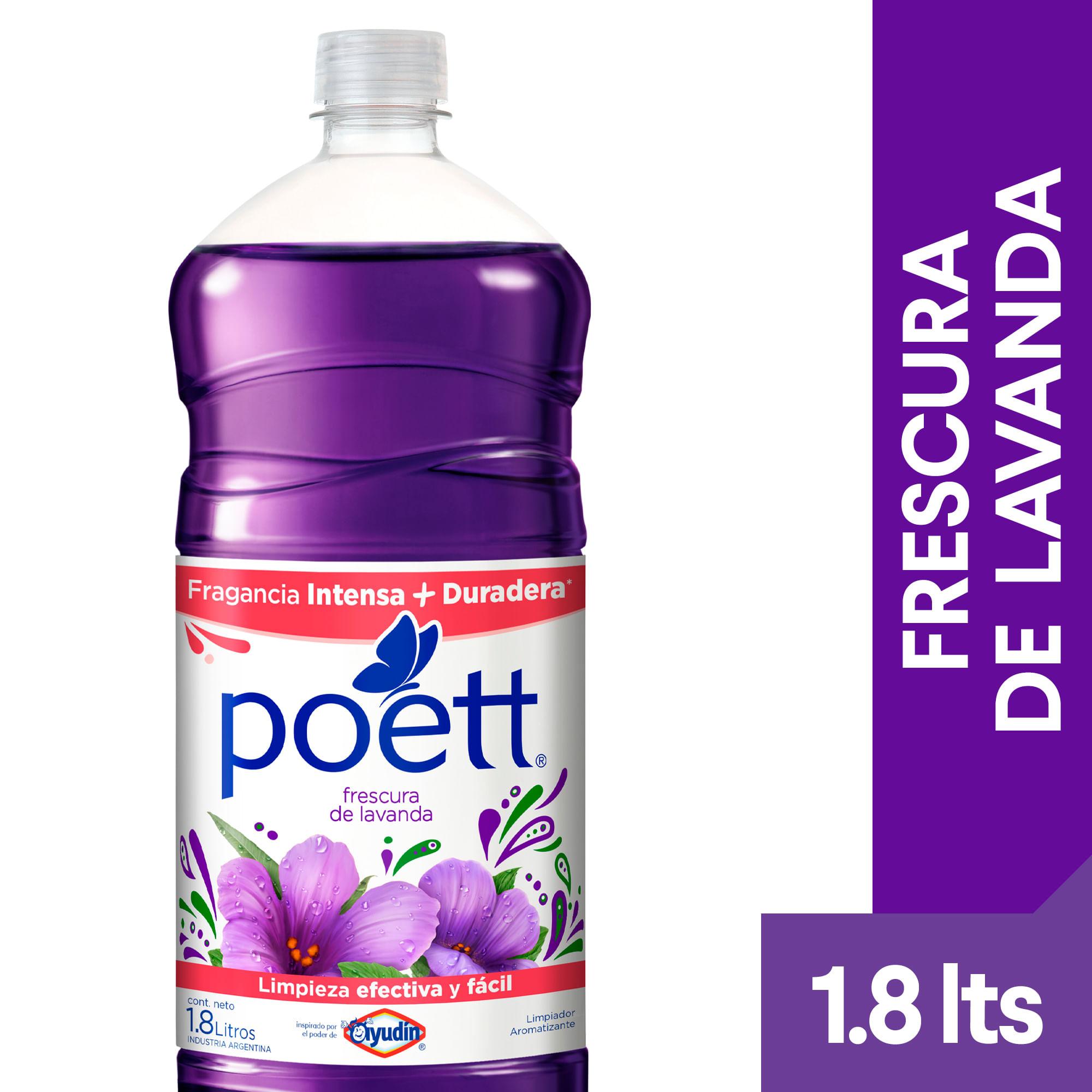 LIMPIADOR LIQUIDO LAVANDA POETT x1.8lts