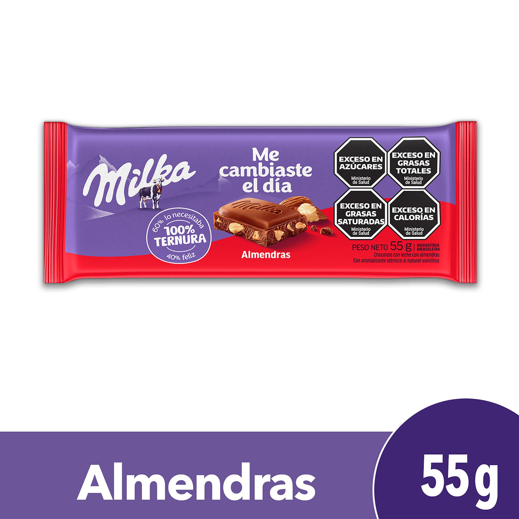 CHOCOLATE MILKA ALMENDRAS x 55g