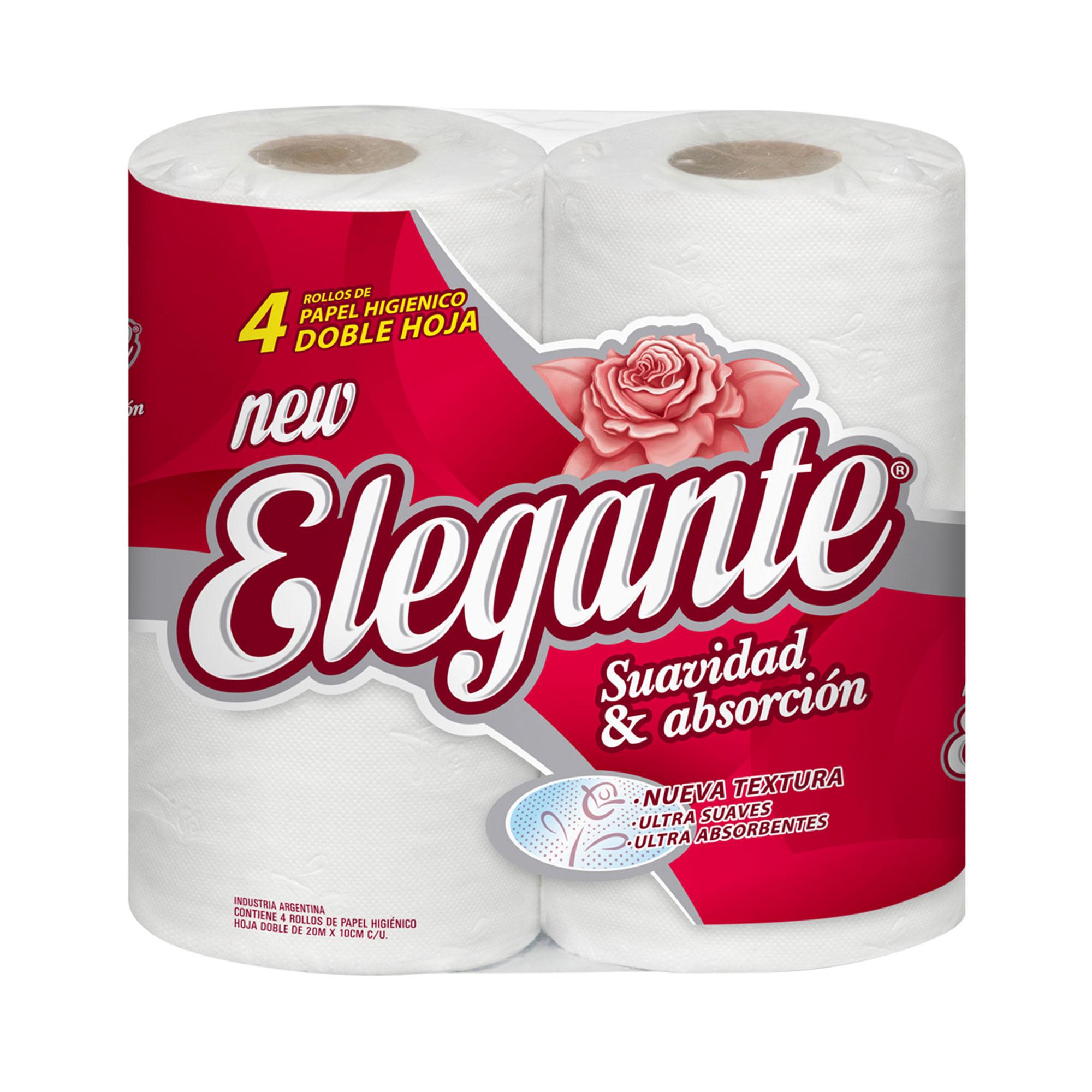 PAPEL HIGIENICO ELEGANTE DH 4x20mts
