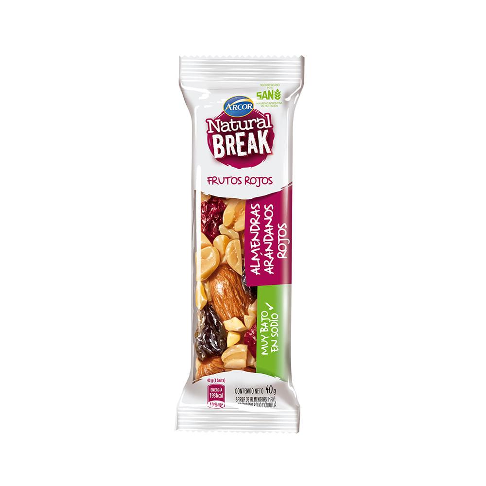 BARRA NATURAL BREAK ALM ARAND ROJ x 33g