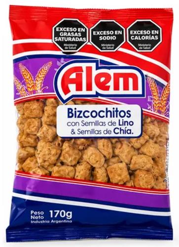 BIZCOCHITOS ALEM CHIA x 170g