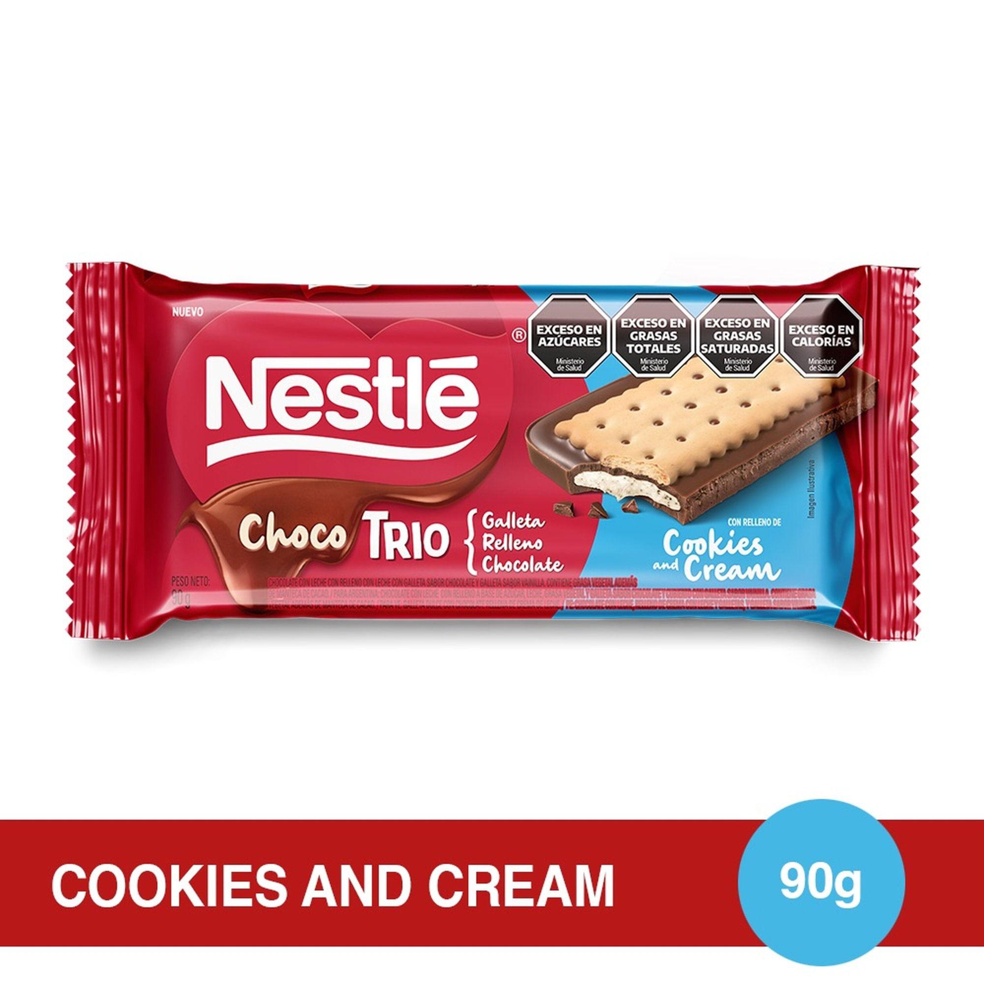 CHOCOLATE CHOCOTRIO LECHE 90gr