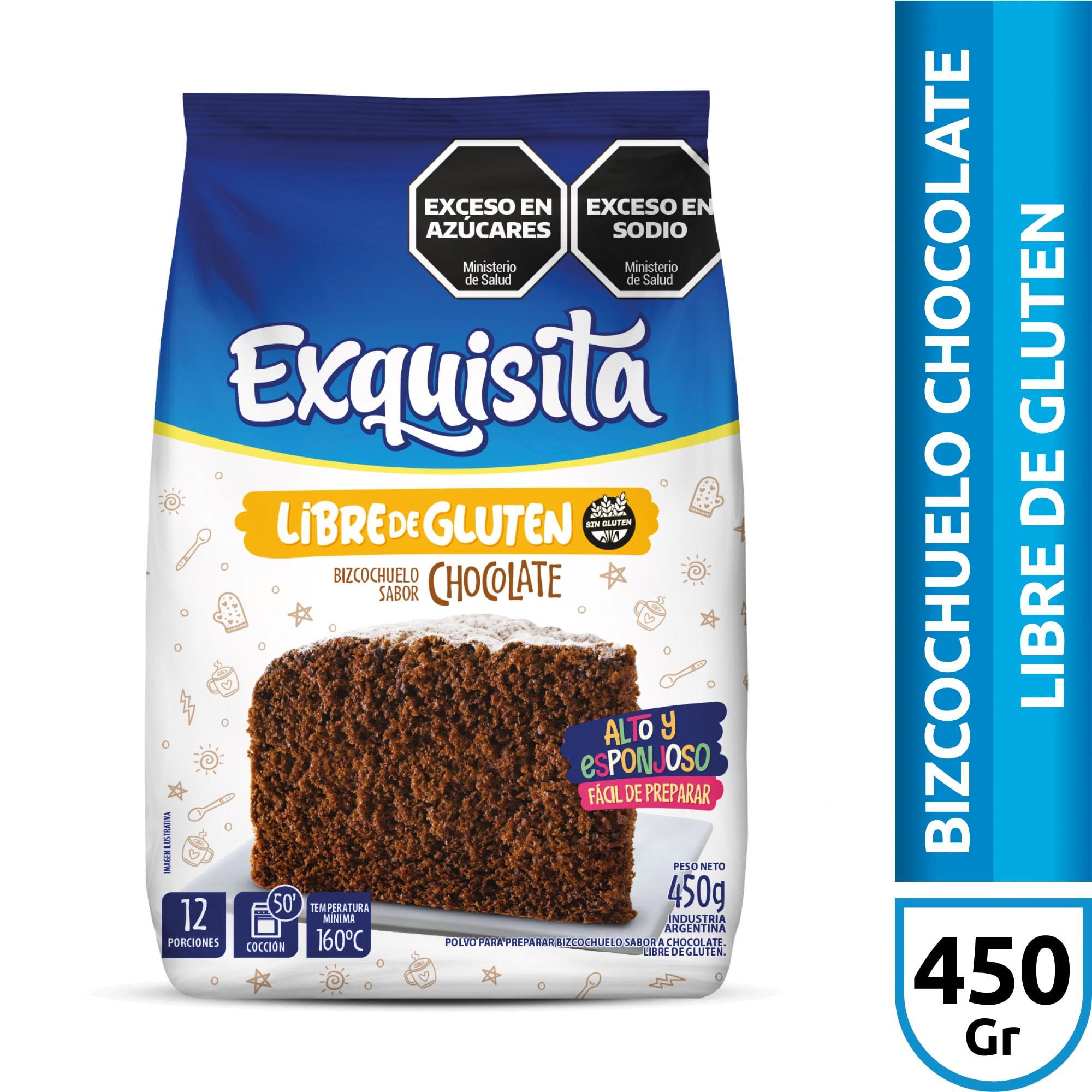 BIZCOCHUELO LDG CHOCOLATE EXQUISITA x 450g