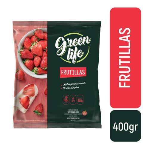 FRUTILLAS CONGELADAS GREEN LIFE x 400g