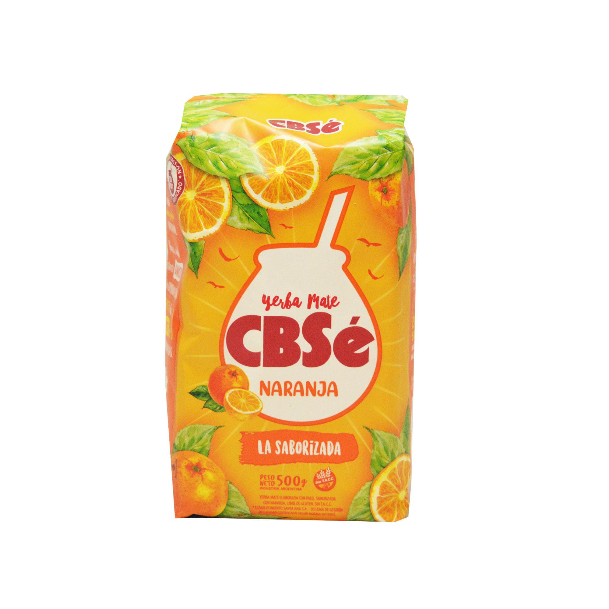 YERBA MATE NARANJA CBSe x 500g