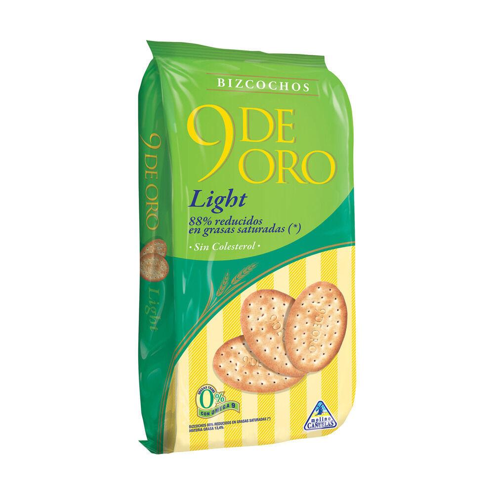 BIZCOCHOS 9 DE ORO LIGHT x200grs
