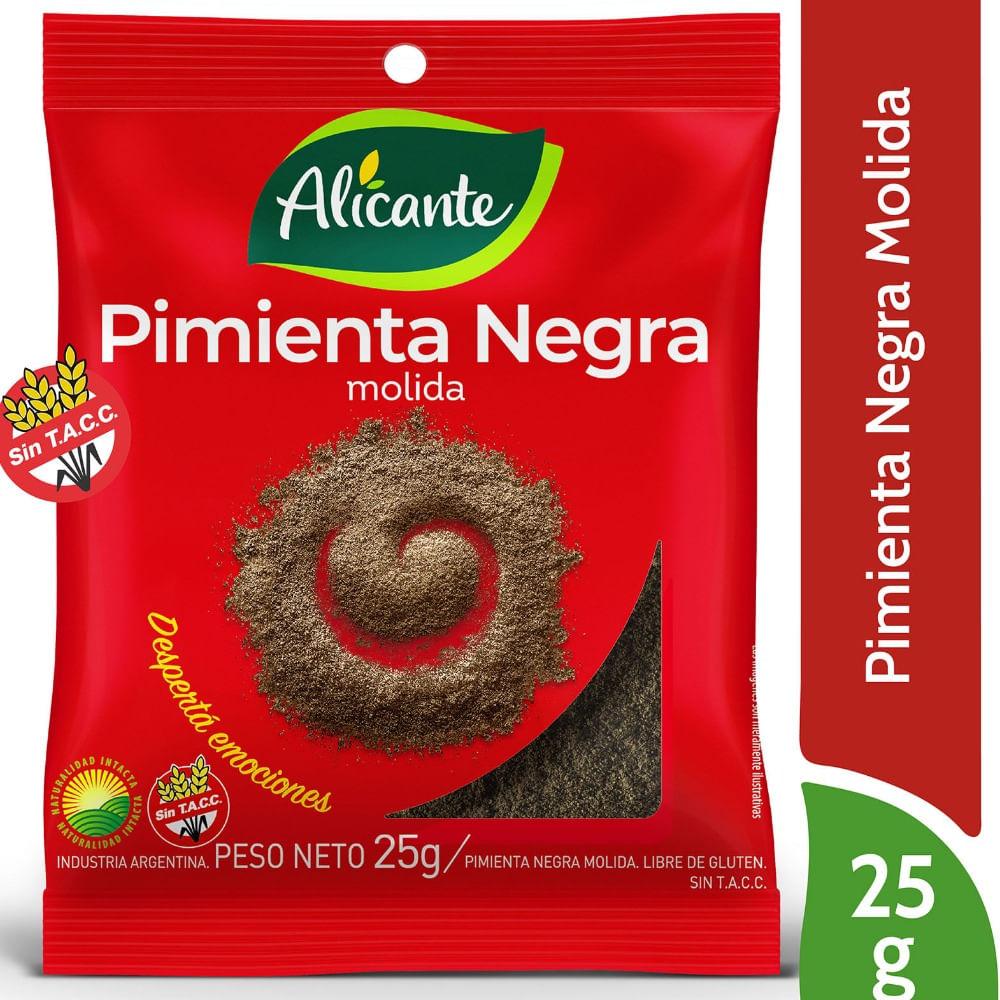 PIMIENTA NEGRA MOLIDA S/TACC ALICANTE x 25g