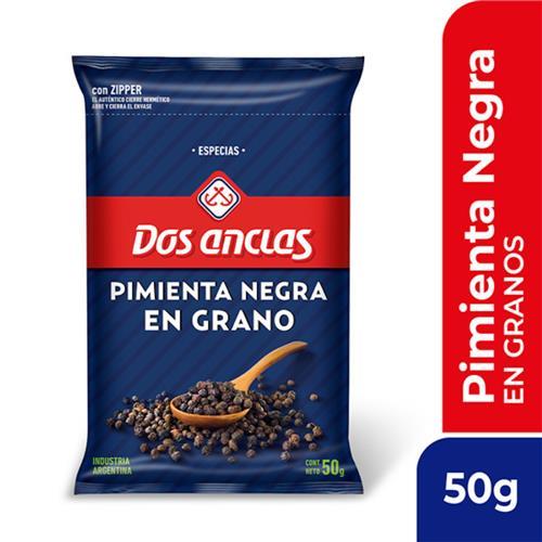 PIMIENTA NEGRA EN GRANO DOS ANCLAS x 50g