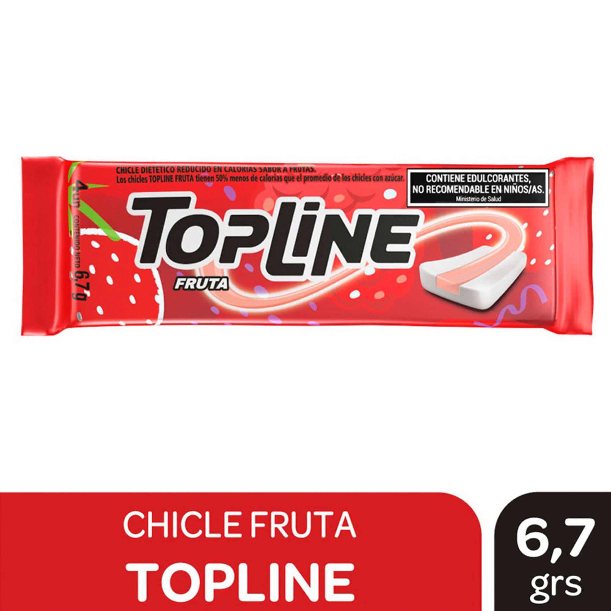 CHICLE FRUTA TOP LINE x 6.7g