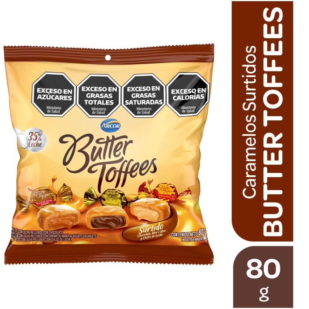 BUTTER TOFFEES SURTIDO X 80GRS