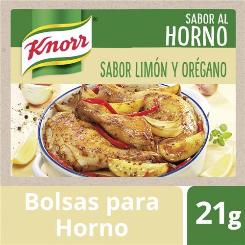 SAZON SABOR AL HORNO KNORR LIMON Y OREG x 21g
