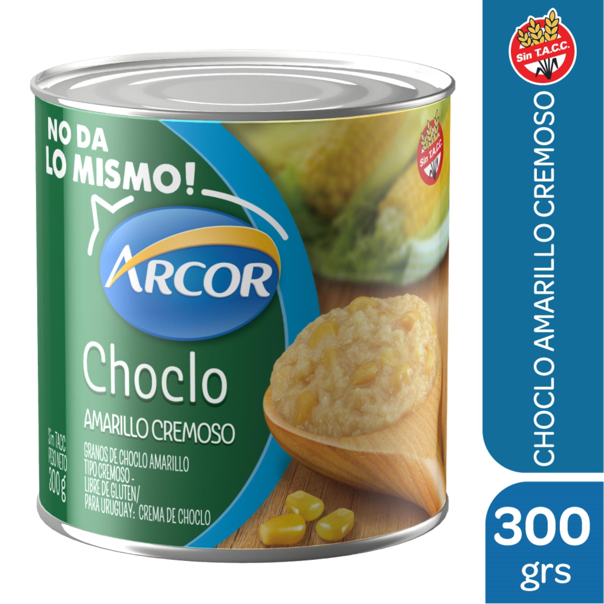 CHOCLO AMARILLO CREMOSO ARCOR x300grs