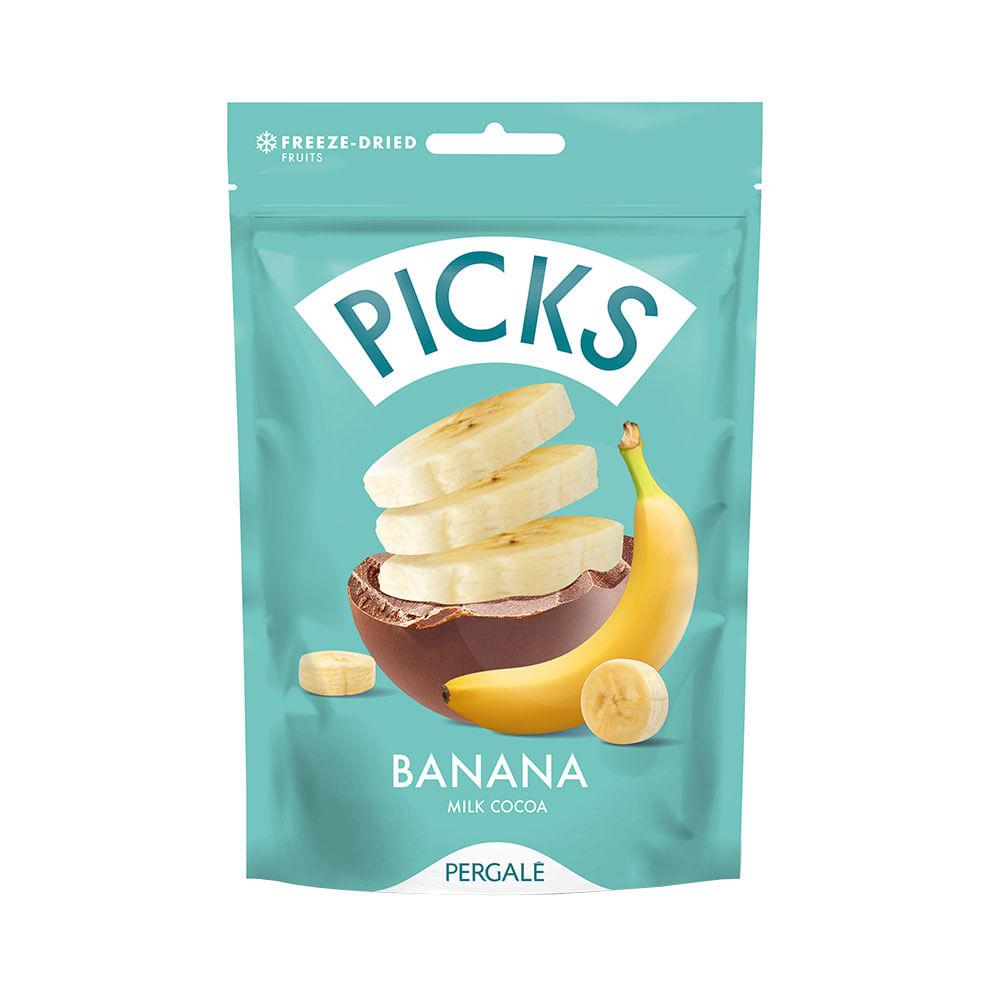 PICKS BANANAS BAÑADAS CHOC X90GRS