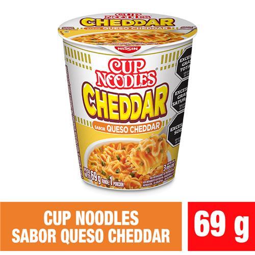 CUP NOODLES SABOR QUESO CHEDDAR x 68g