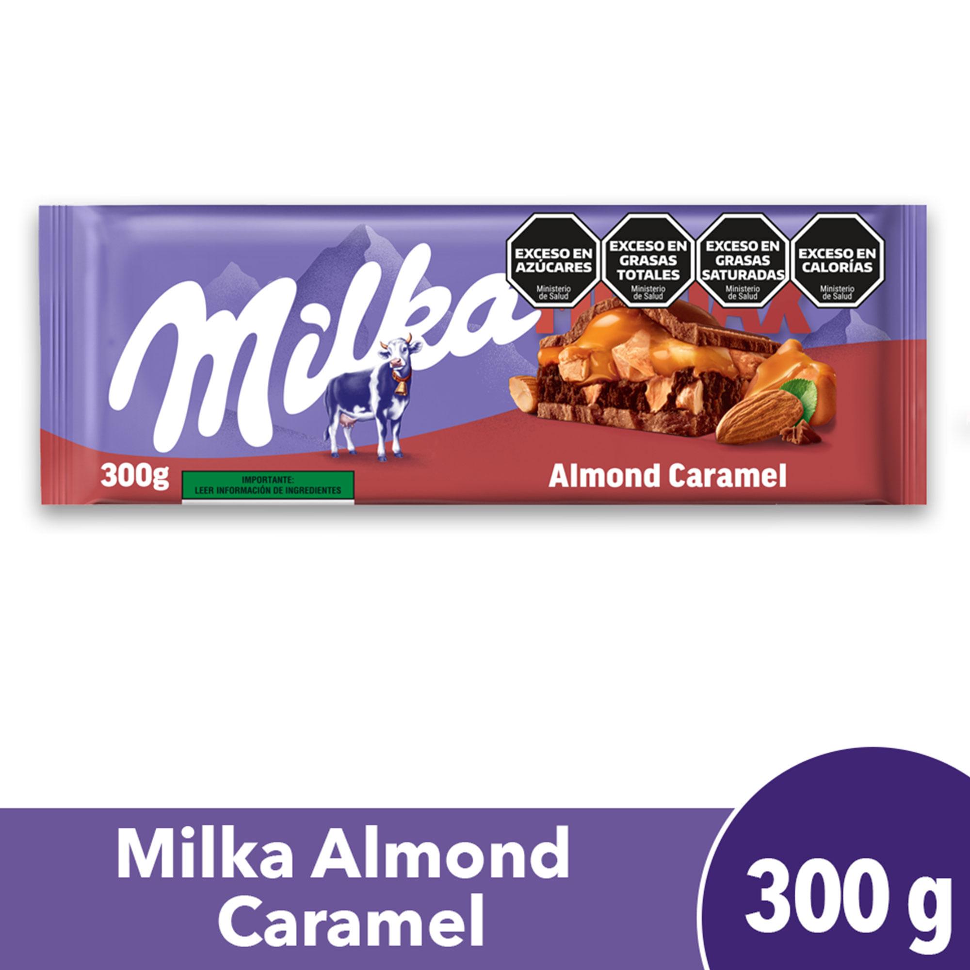 CHOCOLATE MILKA ALMENDRA c/CARAMELO x 300gr