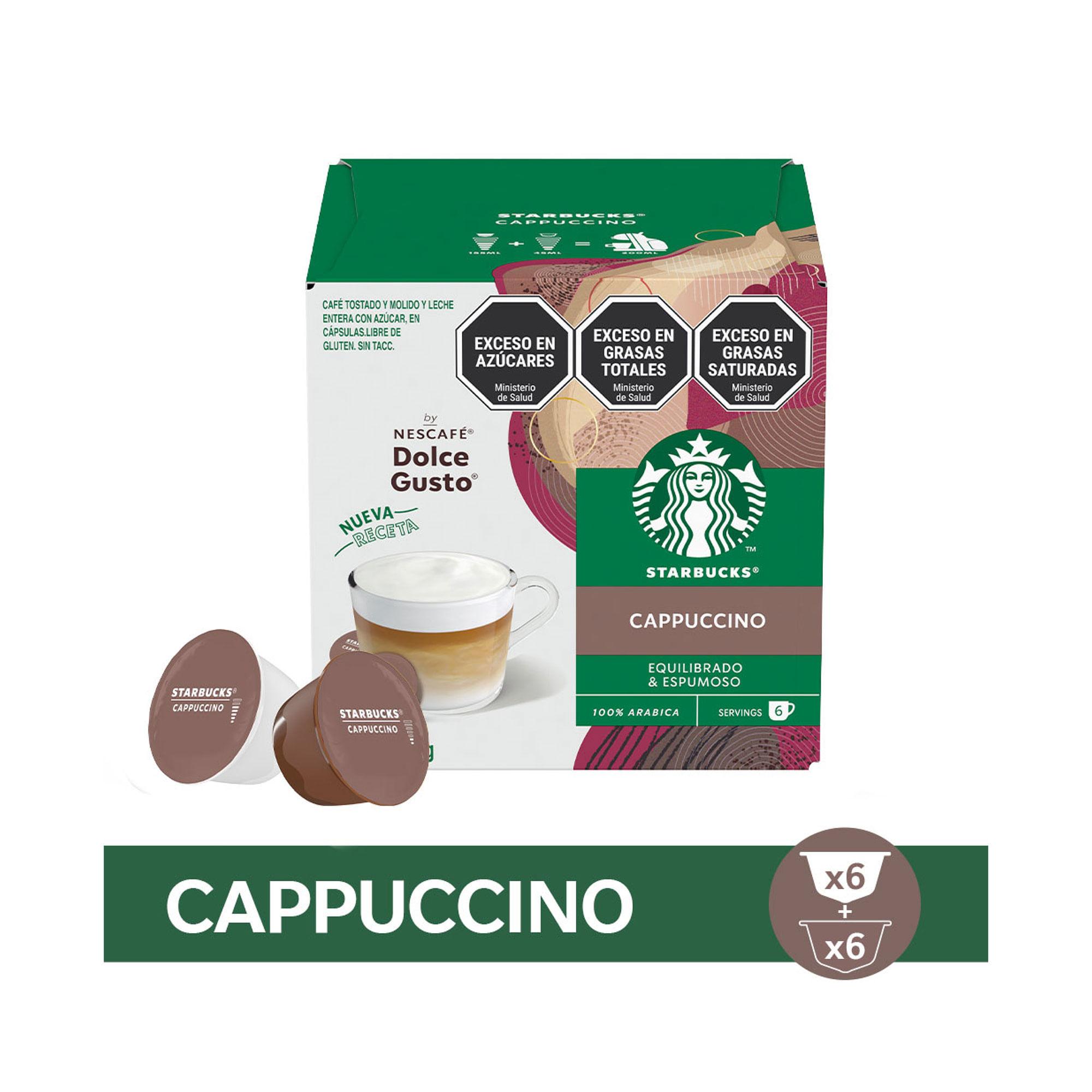 CAPSULAS DOLCE GUSTO CAPUCCINO STARBUCKS 12cap 120g