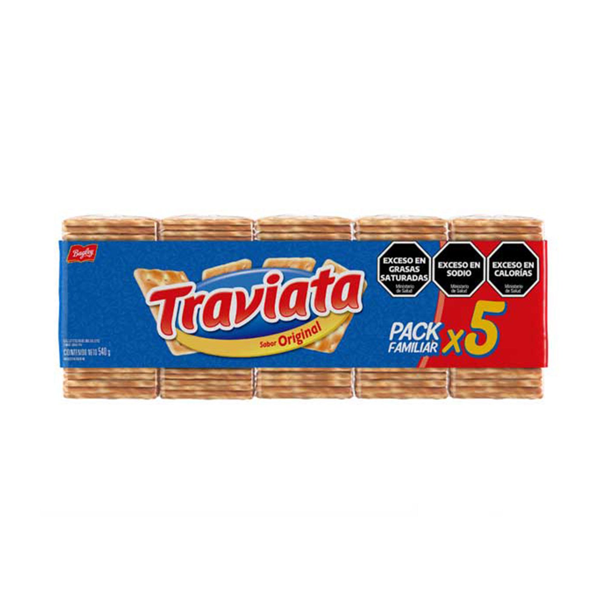 GALLETITAS TRAVIATA PACK 5u x 540g