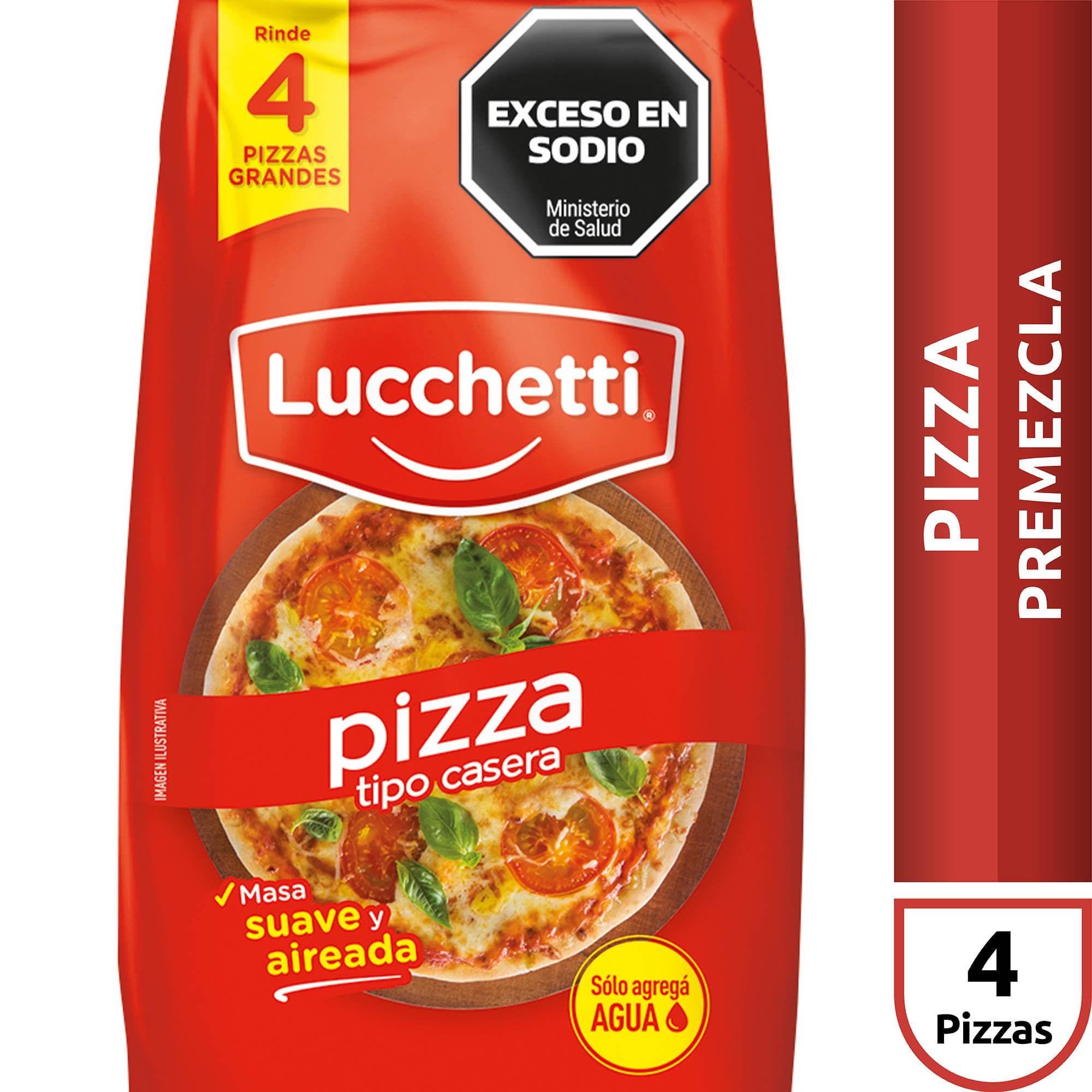 PREMEZCLA PARA PIZZA LUCCHETTI x 850g
