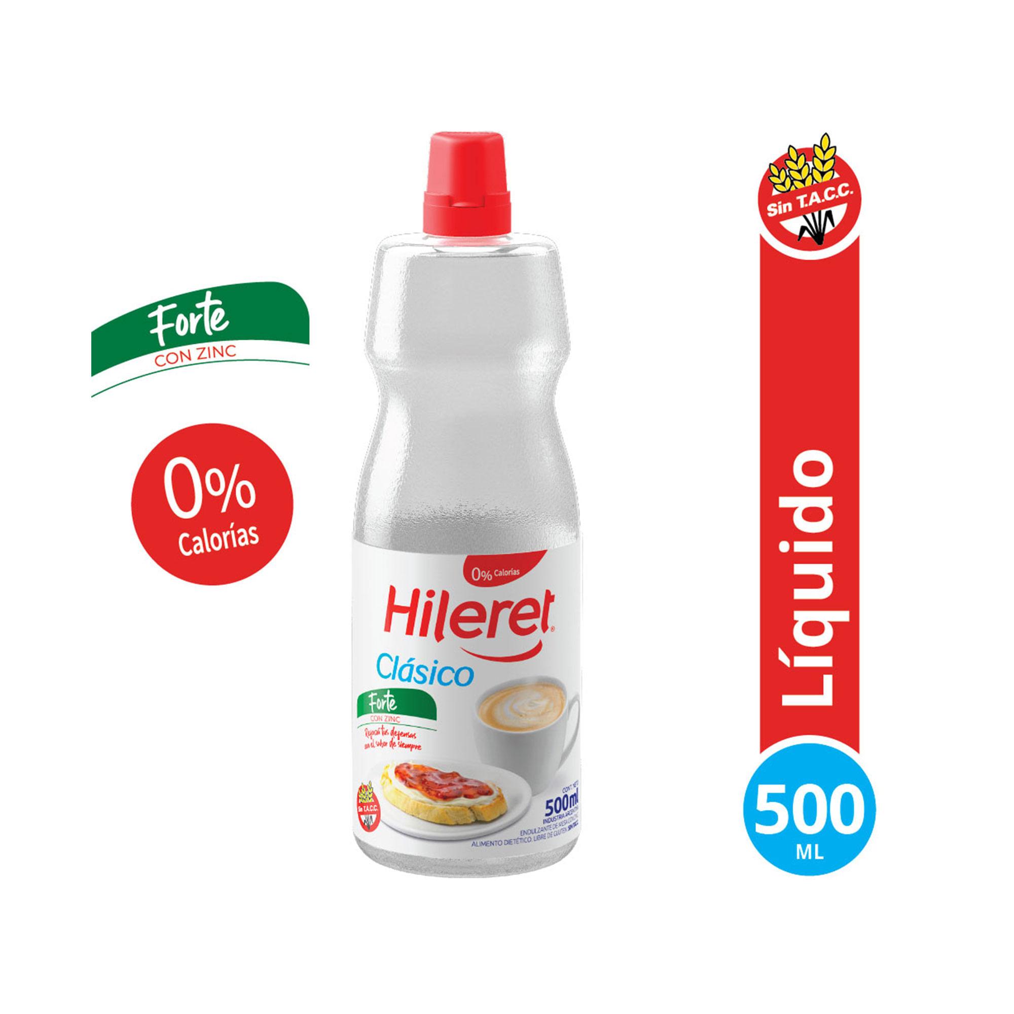 EDULCORANTE HILERET CLASICO FORTE LIQ x 500ml