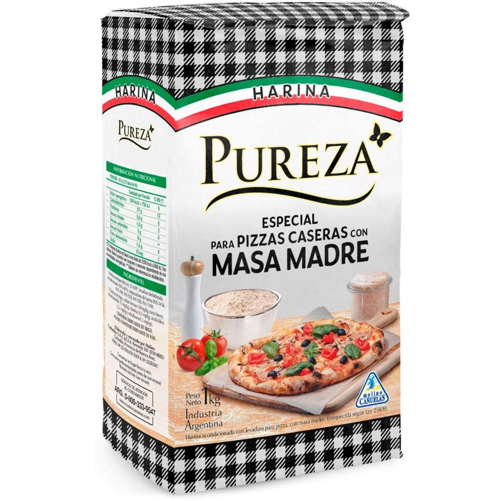 HARINA p/PIZZA c/MASA MADRE PUREZA x 1 kg