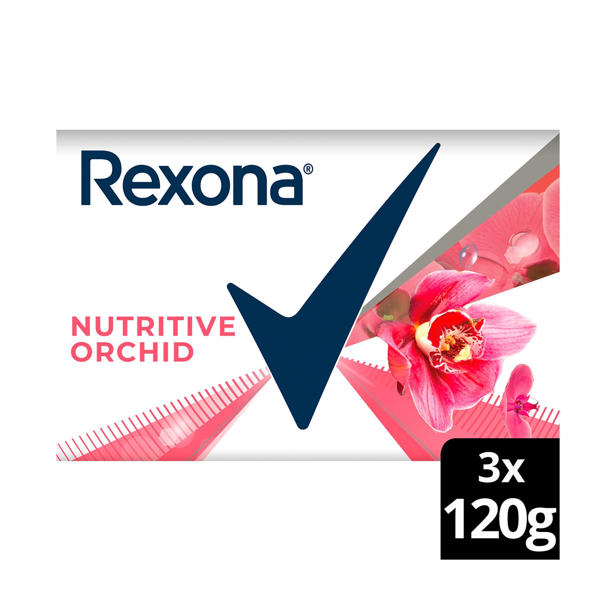 JABON NUTRITIVE ORCHID REXONA 3x120g