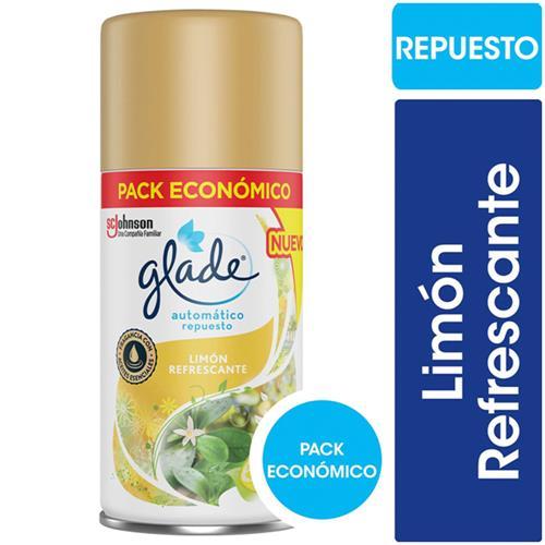 GLADE AROMATIZANTE AUTOMATICO REP LIMON x 170ml