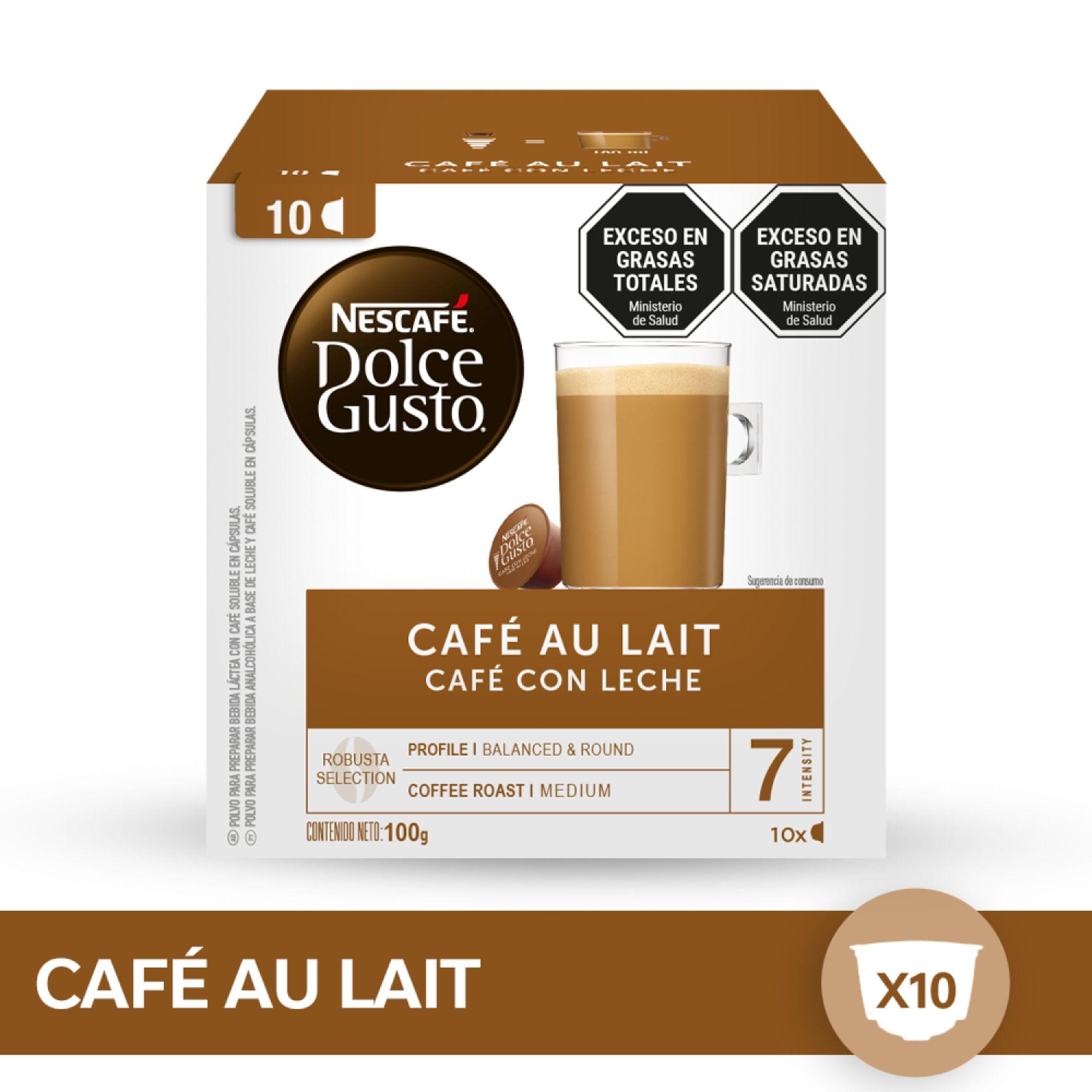 CAPSULAS DOLCE GUSTO CAFE AU LAIT 10cap 100g