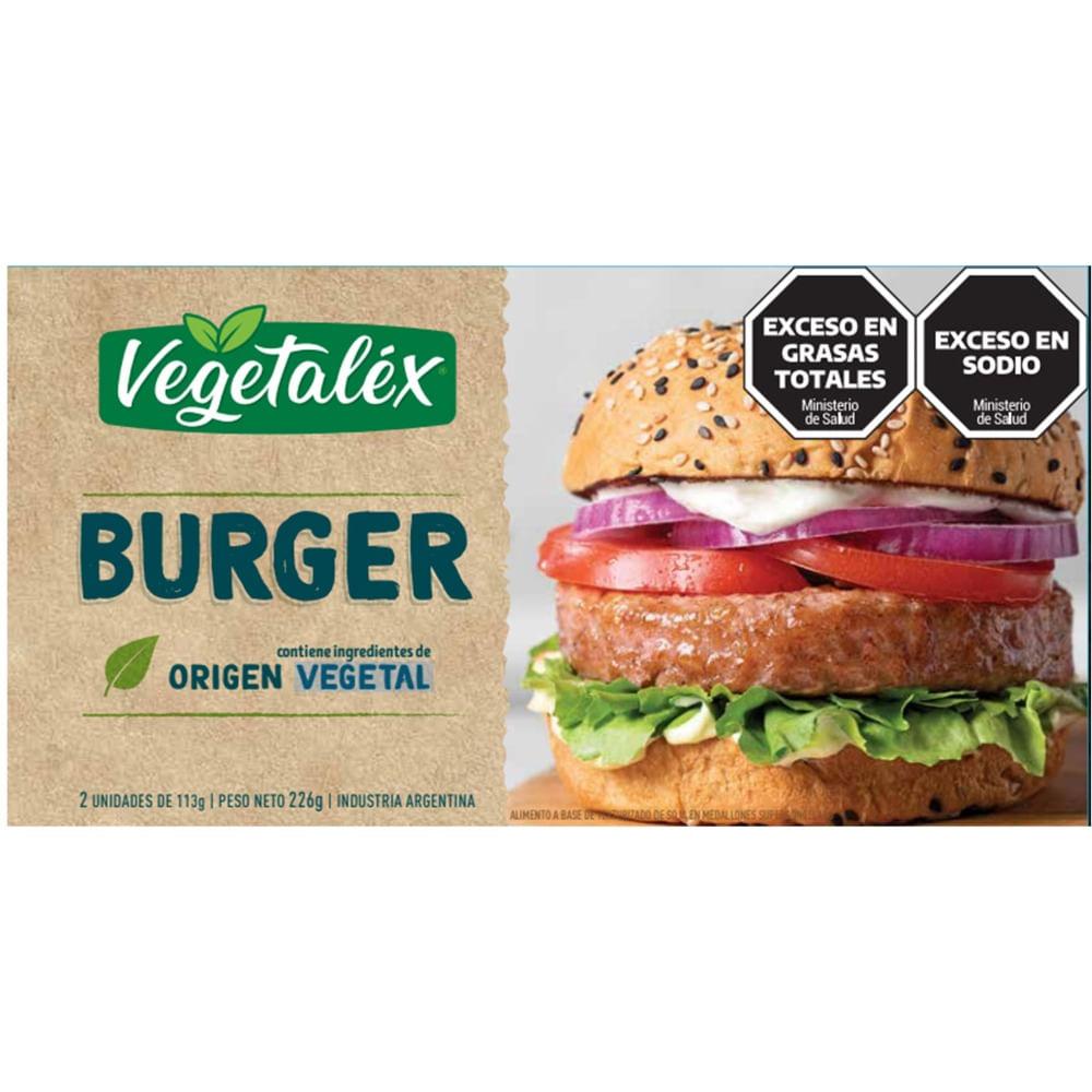BURGER VEGETALEX ORIGEN VEGETAL X 2 226GR