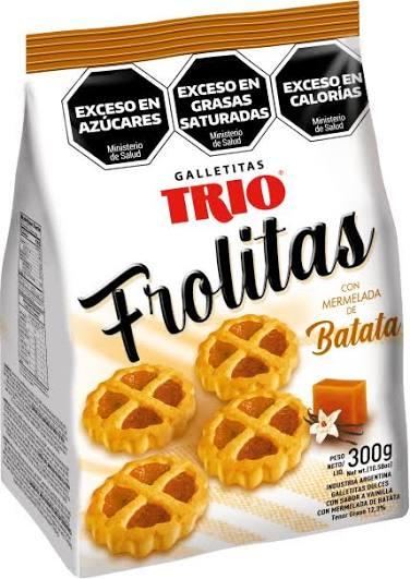 GALLETITAS TRIO FROLITAS CON BATATA x 300g