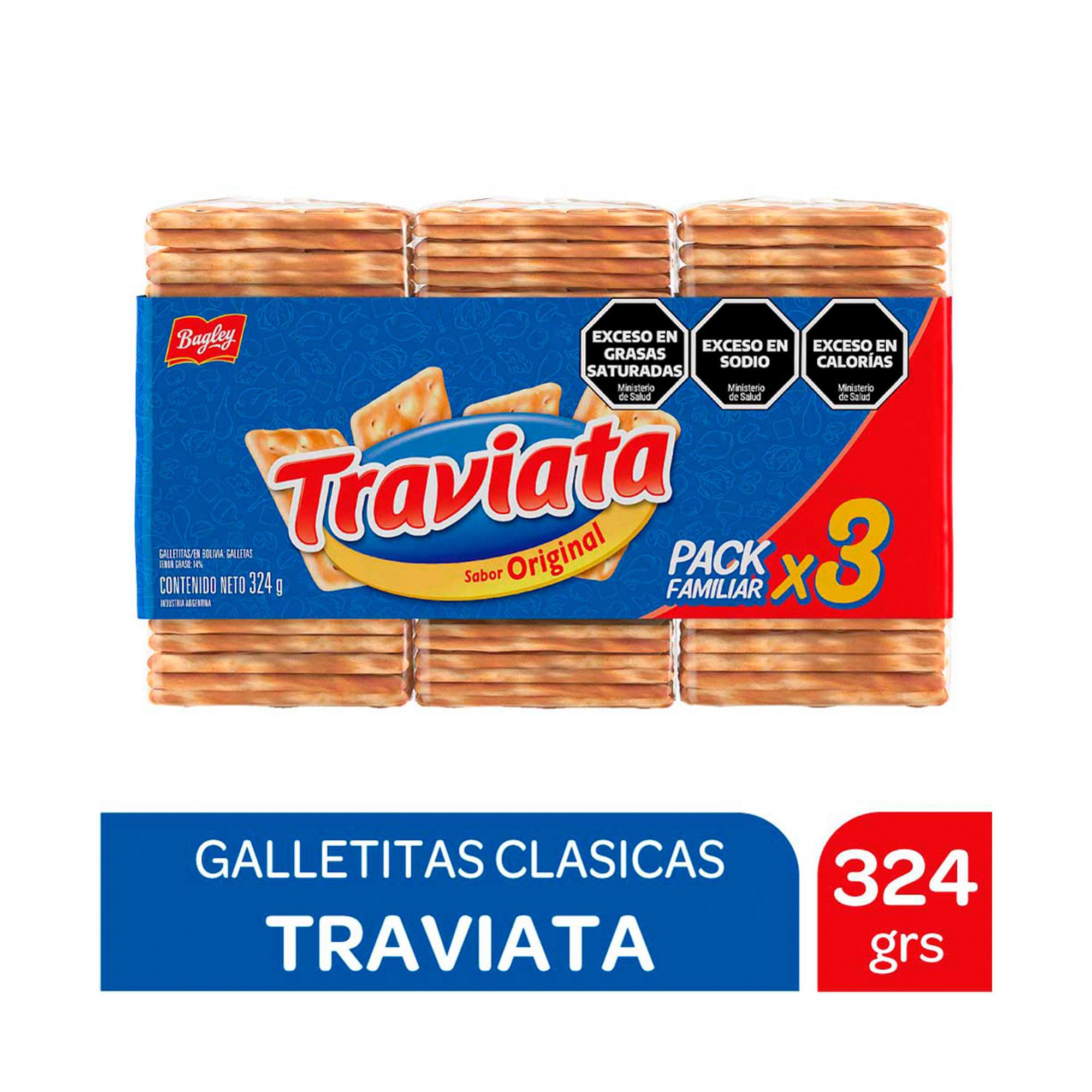 GALLETITAS TRAVIATA 3 x 324g