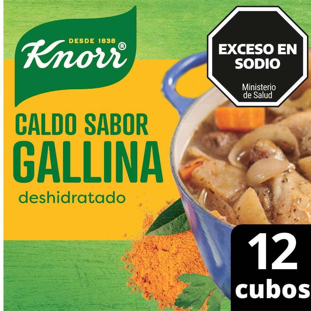 CALDO DE GALLINA KNORR x 12u