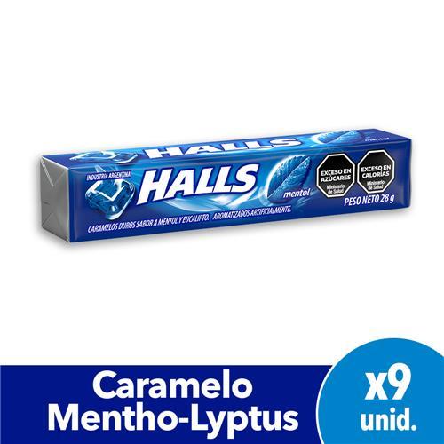 CARAM MENTHOL HALLS x 28 g