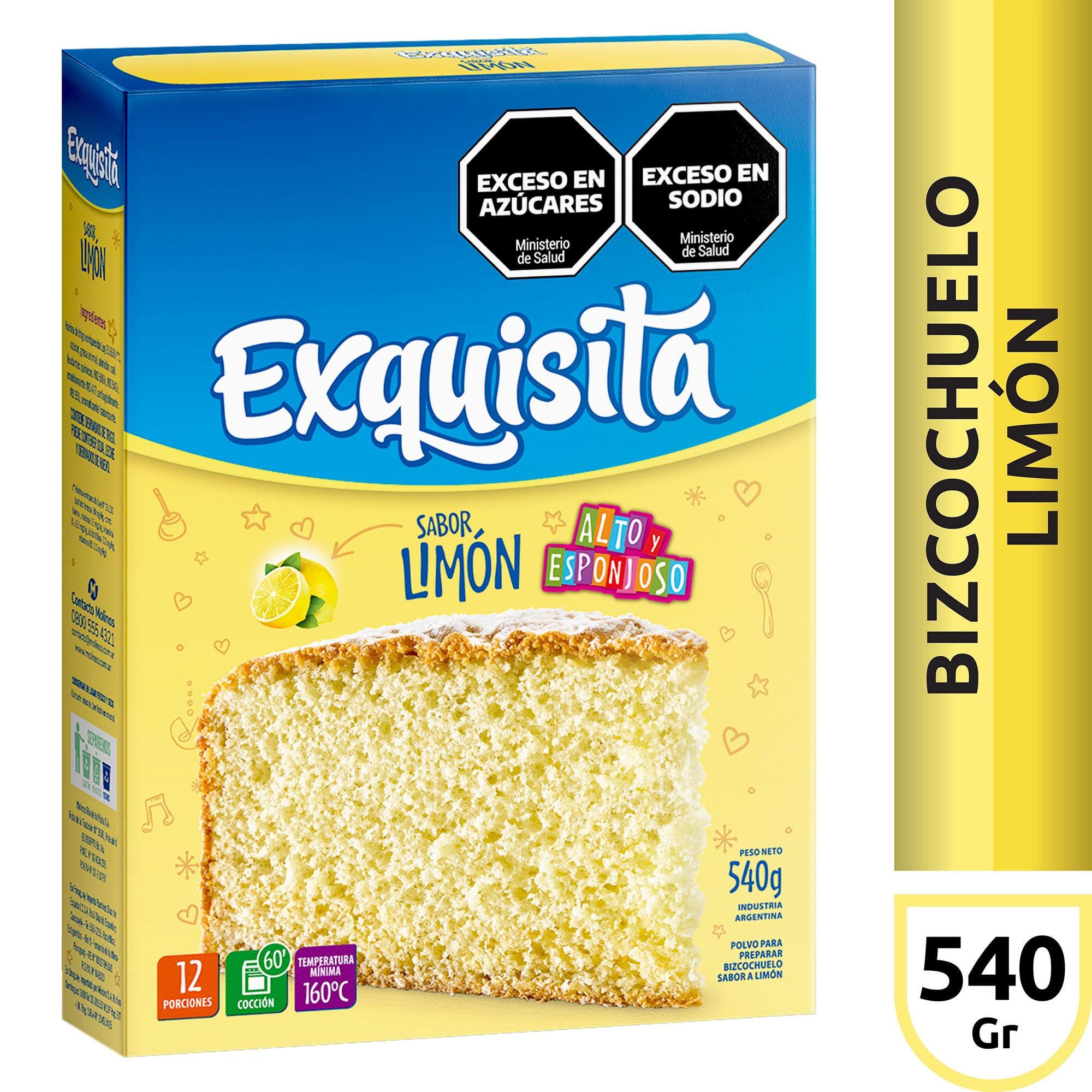 BIZCOCHUELO LIMON EXQUISITA x 540g