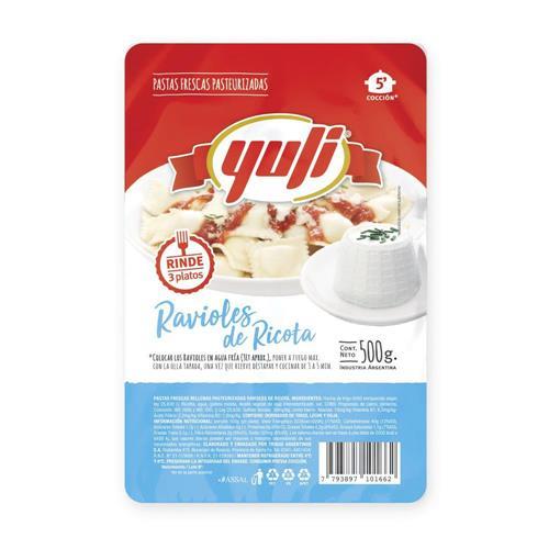 RAVIOLES ESPINACA Y RICOTTA DON YEYO x 500g