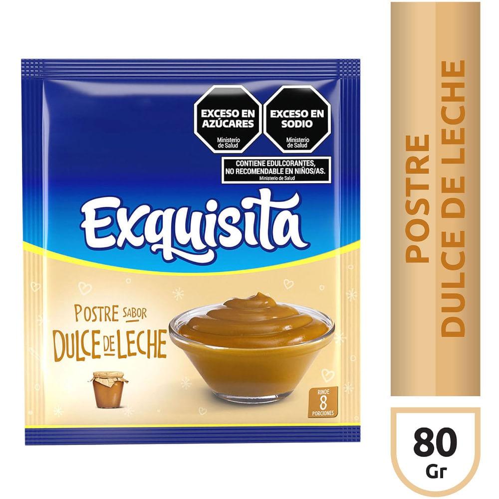 POSTRE DULCE DE LECHE EXQUISITA x 80grs