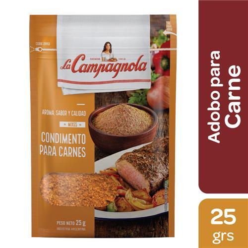 CONDIMENTO PARA CARNE LA CAMPAGNOLA x 25g