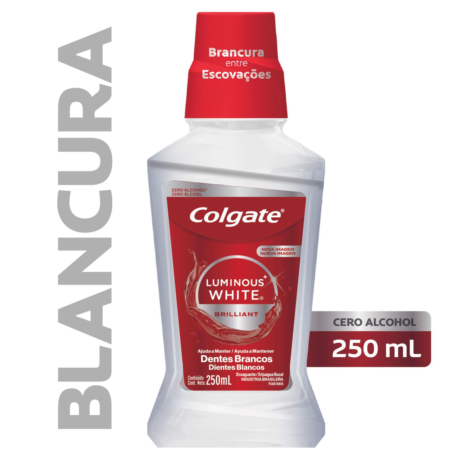 ENJUAGUE BUCAL LMINOUS WHITE COLGATE x 250 ml
