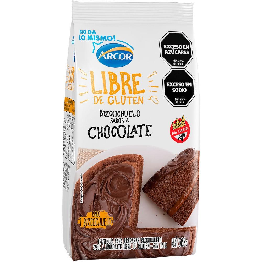 BIZCOCHUELO ARCOR CHOC S/TACC x 500g