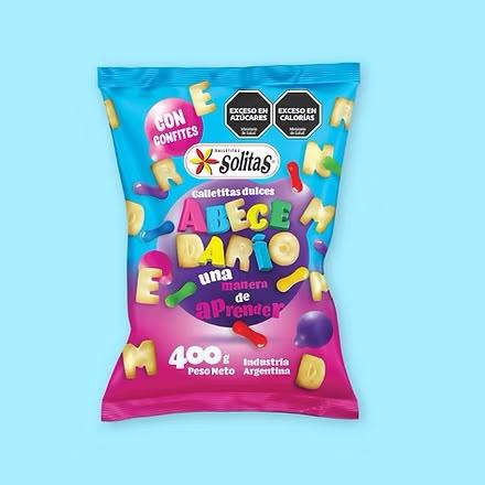GALLETITAS SOLITAS ABECEDARIO x 400g