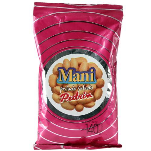 MANI PELADO SALADO PEDRIN x 140g