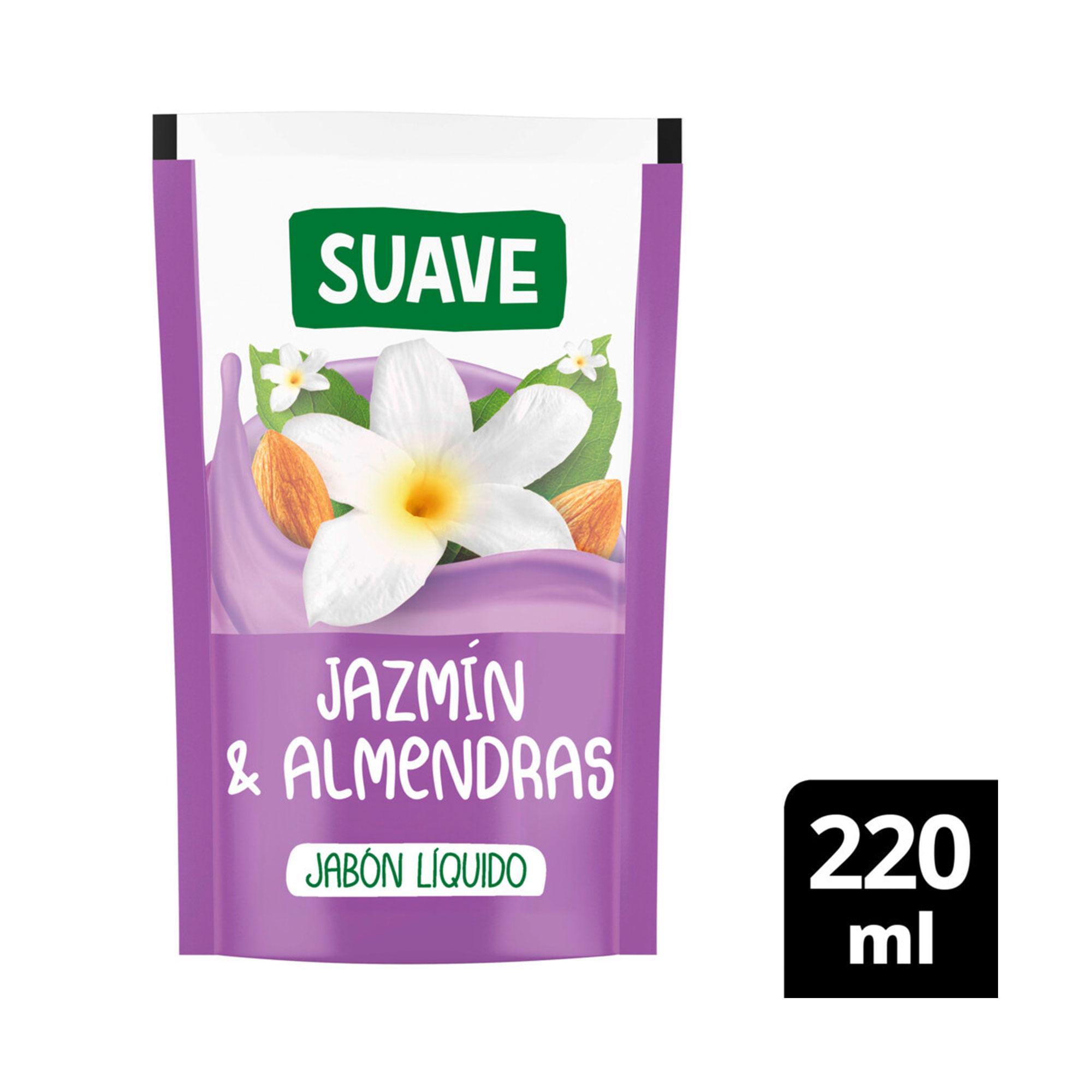 JABON LIQUIDO JAZMIN Y ALMEN SUAVE x 220ml