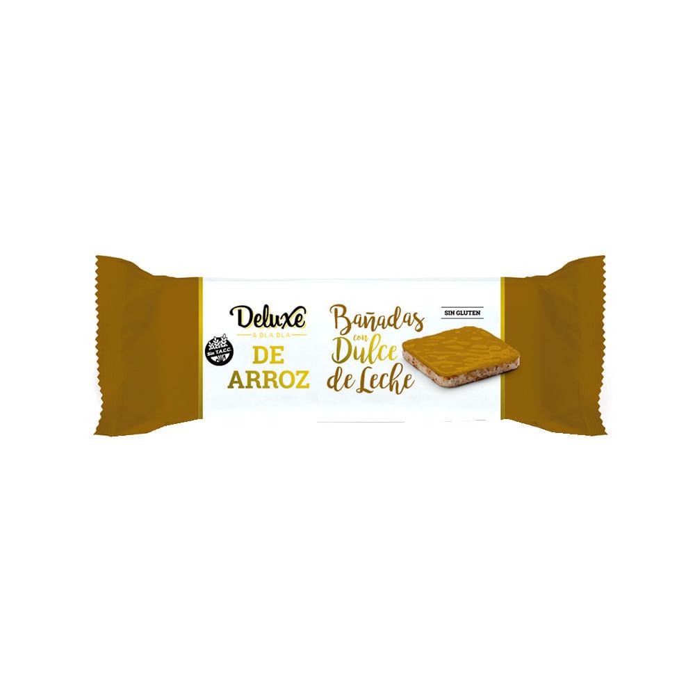 GALLETITAS DE ARROZ BAÑADAS CON DDL DELUXE x 108g