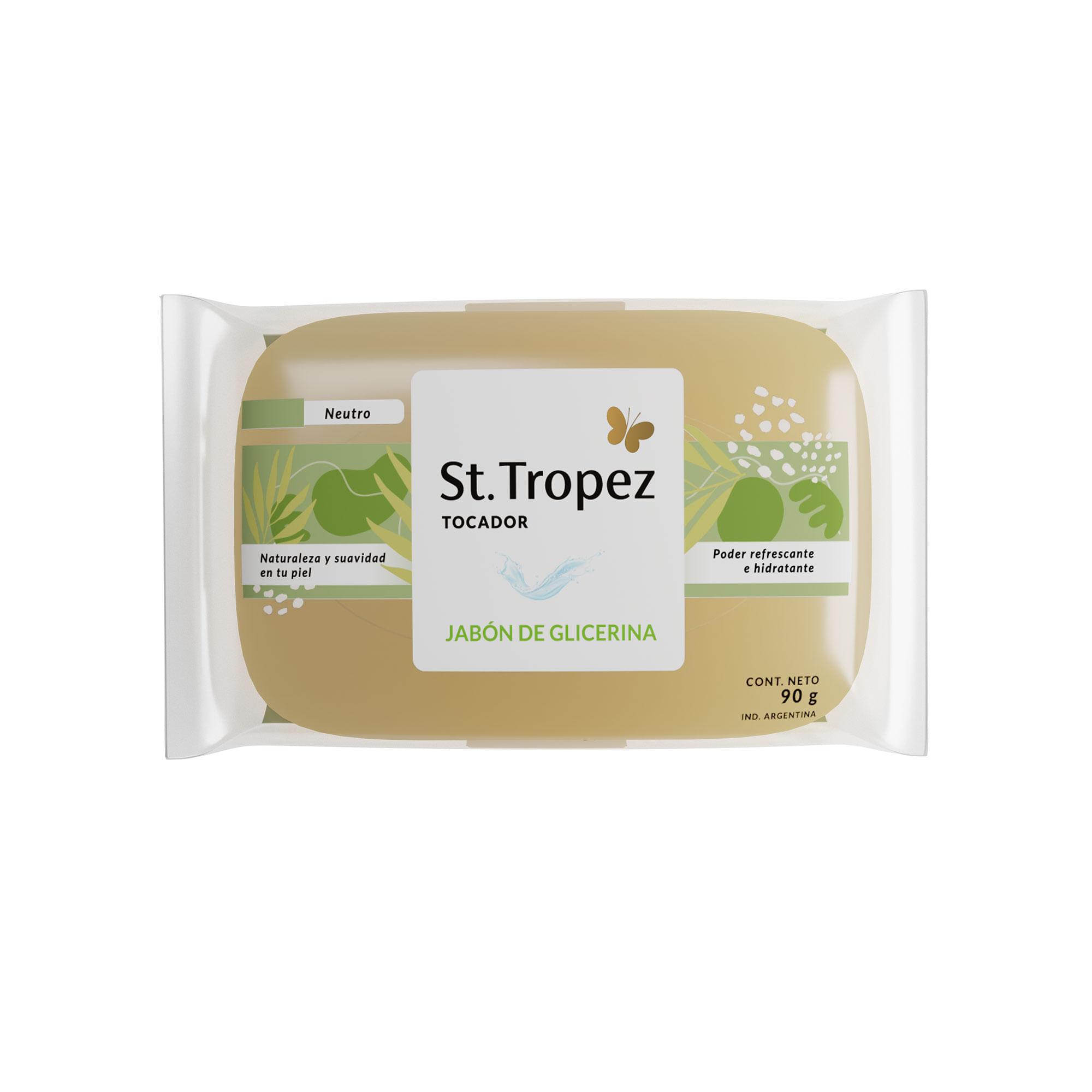 JABON NEUTRO GLICERINA ST TROPEZ x90grs
