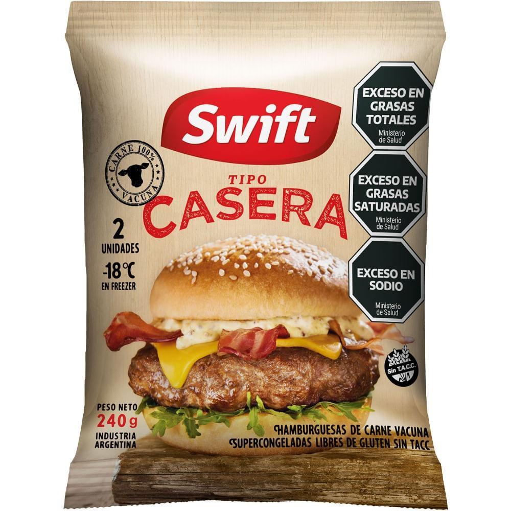 HAMBURGUESA CASERA SWIFT 120g x 2 u