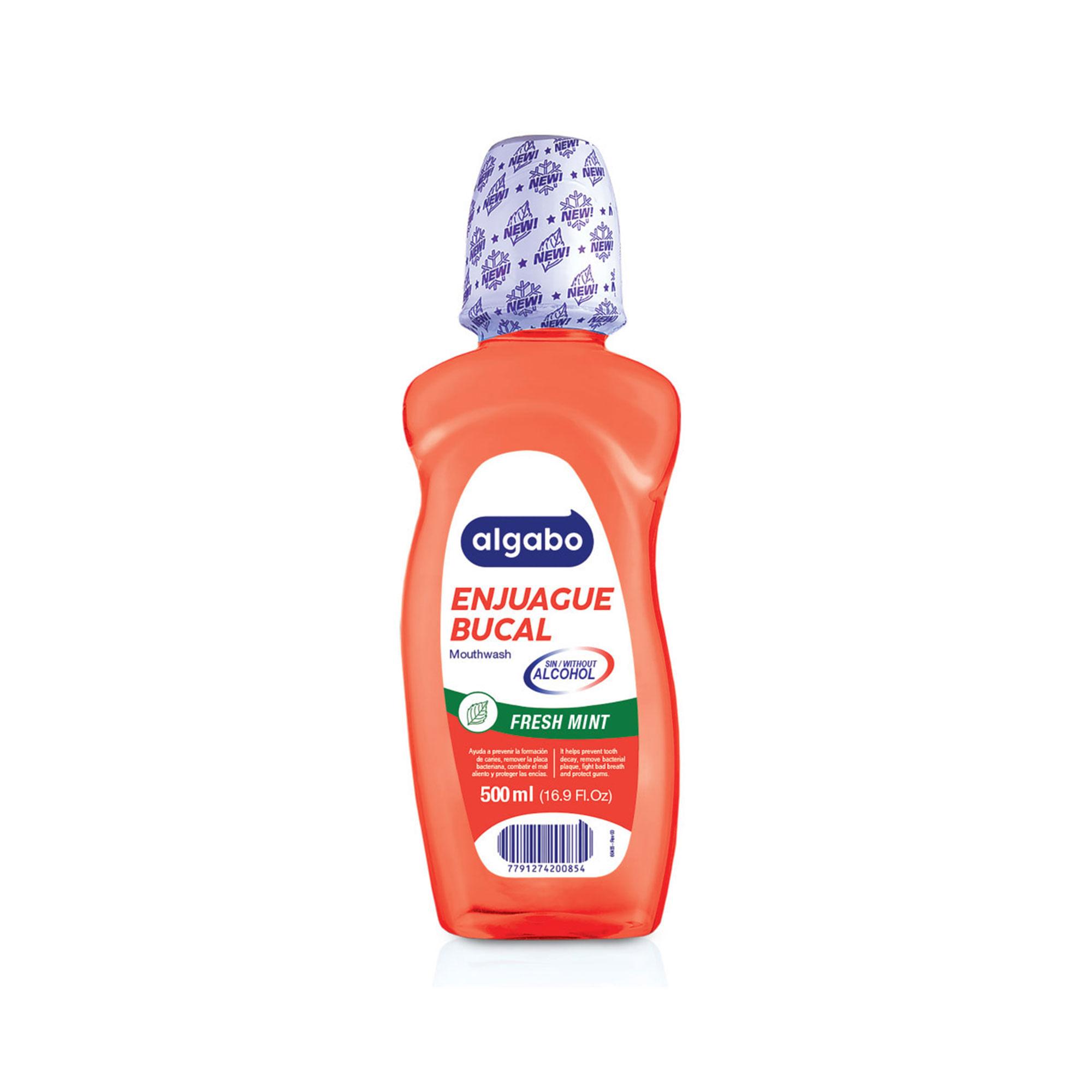 ENJUAGUE BUCAL ALGABO FRESH MINT x 500ml