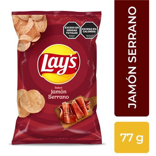 PAPAS LAYS JAM SERRANO x 77gr