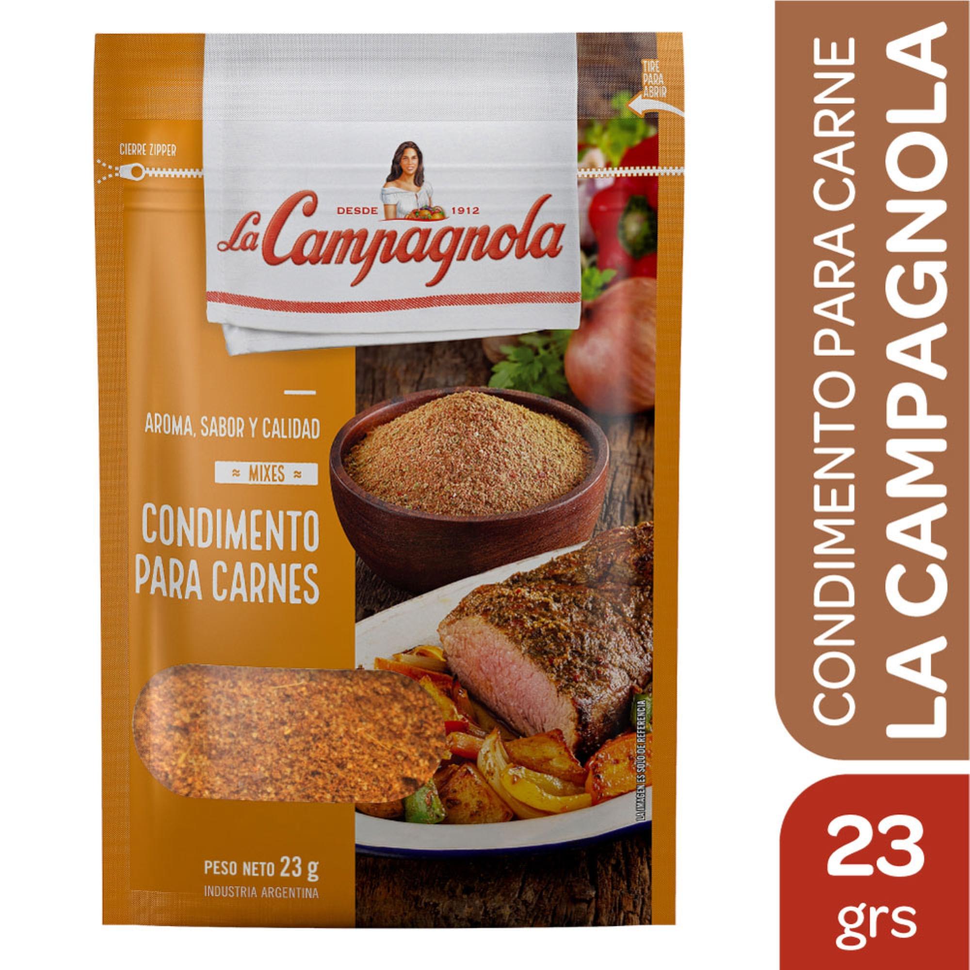 CONDIMENTO PARA CARNES LA CAMPAGNOLA x23grs