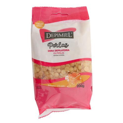 CERA DEPILATORIA EN PERLAS NATURAL DEPIMIEL X400g